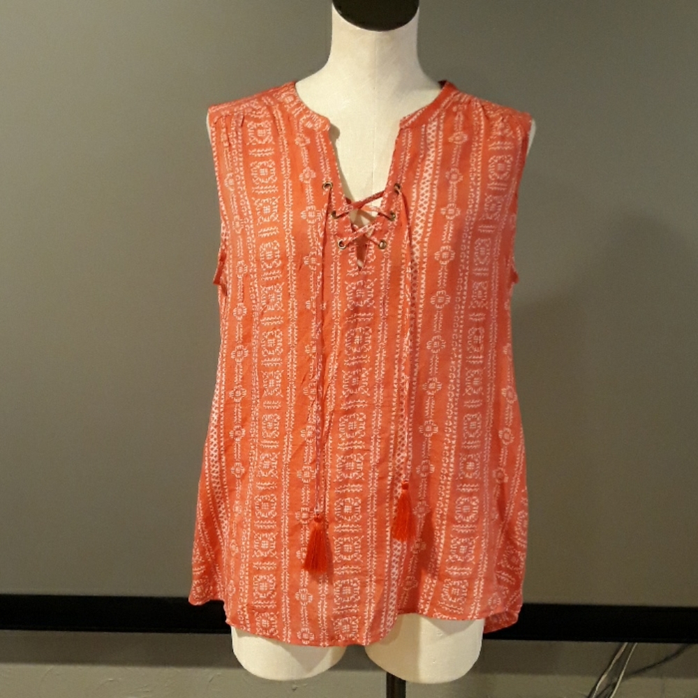 Like New St John's Bay Boho Tank. Large